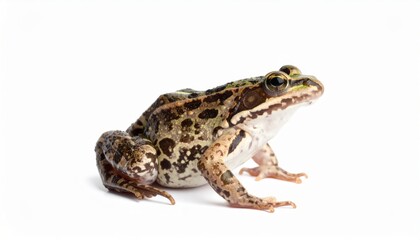 Fototapeta premium Frog over white background, no shadow