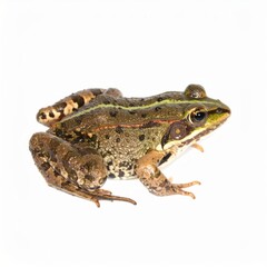Fototapeta premium Frog over white background, no shadow