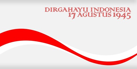 Indonesia Independence Day Background Design, Happy Republic of Indonesia Independence Day, August 17th