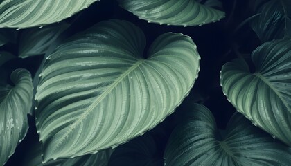 close up of green leaves