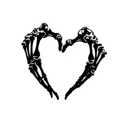 iillustration of skeleton hand image vec