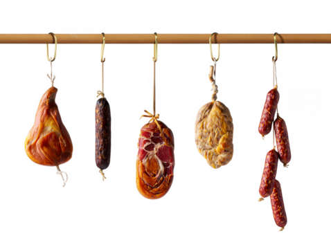 Cured Meats Hanging