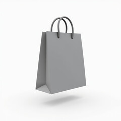 Colorful Single Shopping Bag Emoji — 3D Rendering of a Vibrant Single Shopping Bag Emoji