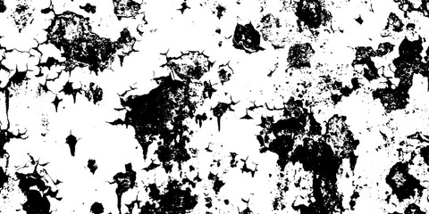Grunge Dust and Scratch Texture on White Background Vintage Overlay Effect