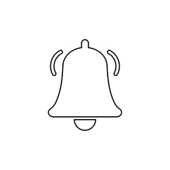 Bell vector icon, Simple and creative bell icon