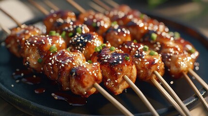 Delicious Glazed Chicken Skewers: A Culinary Delight