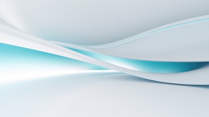 Abstract flowing white background with glowing vibrant resembling waves  futuristic architecture space creating a serene and modern aesthetic