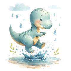 Cute summer dinosaur clipart featuring playful dinosaurs enjoying sunshine, ice cream, and beach fun. Perfect for kids’ projects, nursery decor, party invitations, and seasonal crafts. Bright.