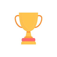 Champion's Trophy: Gold Cup Icon for Winners, Achievement, Success