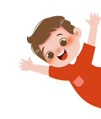 Happy kid illustrations 