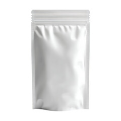 Blank Foil Pouch Packaging Mockup for Coffee Tea or Snacks