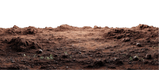 Dry, uneven brown earth