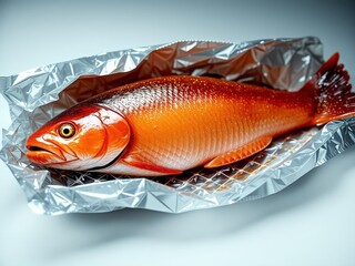 Orange Salmon, Hard Plastic, Refined Texture