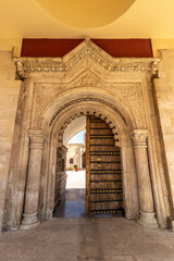 Gate of the Our Lady of the Harvests Monastery near Alqosh village, Kurdistan Region of Iraq