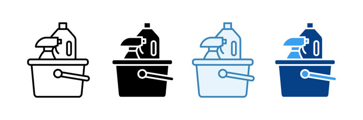 Housekeeping  Icon Set Multiple Style Collection