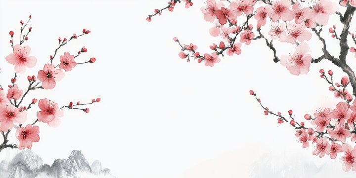 Delicate pink plum blossom brings such joy