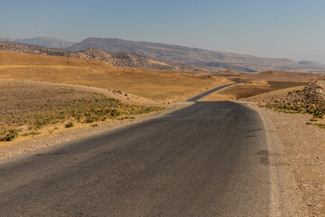Road near Khannis village, Kurdistan Region of Iraq