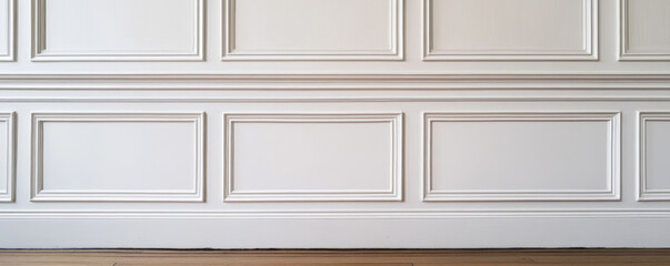 Simple paneling wall creates serene, comforting vibe