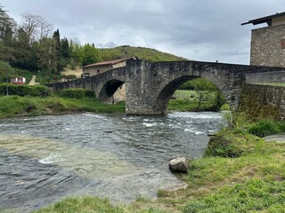 Fototapeta premium A bridge over a river