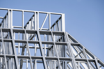 Light gauge steel framing system used for house construction. Wall to be clad with fibre cement...