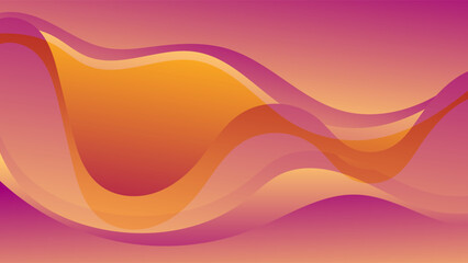 ABSTRACT BACKGROUND ELEGANT PINK ORANGE GRADIENT SMOOTH LIQUID COLORFUL WITH HAND DRAWN SHAPES DESIGN VECTOR TEMPLATE GOOD FOR MODERN WEBSITE, WALLPAPER, COVER DESIGN 