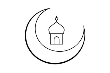 vector illustration of a mosque