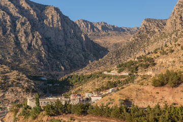 Mountains above Amedi (Amadiye) town, Kurdistan Region of Iraq