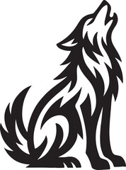 tiger, wildlife, animal silhouette, vector illustration, black and white, fierce tiger, roaring tiger, jungle predator, big cat, ferocious, strength, power, wild animal, tiger design, graphic elements