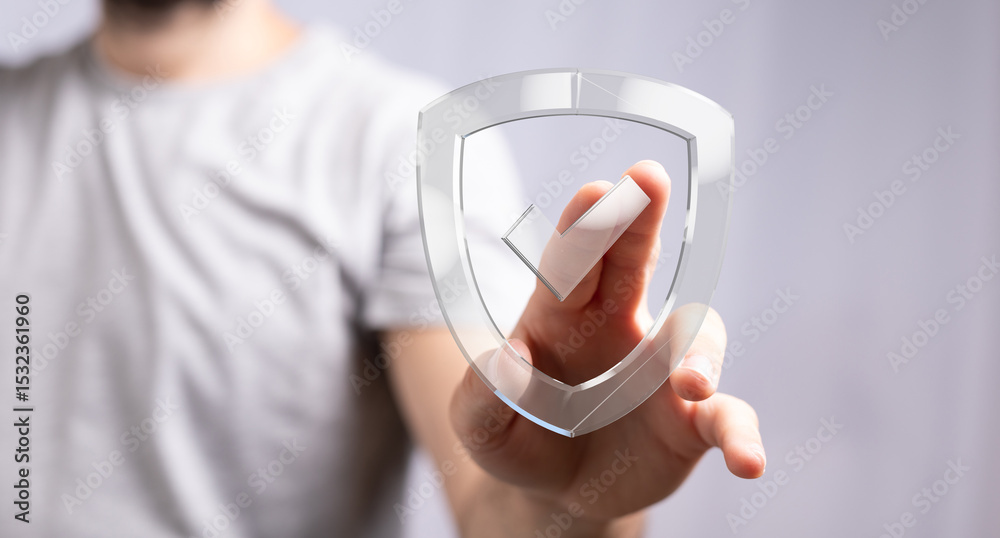 Aufkleber Secure your data with advanced cybersecurity.  Protect your digital assets.