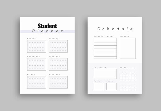 Student Planner Design