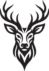 Wildlife Hunting Emblems: Bear, Wolf, Deer & Antlers with Crossed Rifles