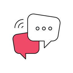 Live Chat Vector icon