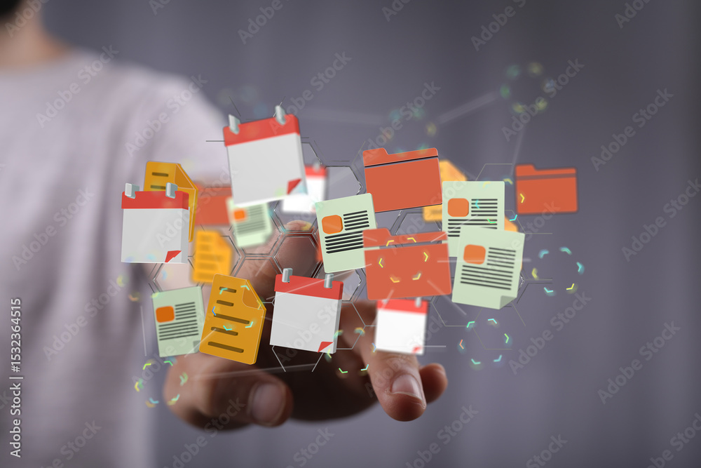 Poster efficiently manage your digital documents and schedule with our intuitive system.