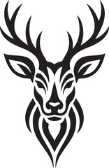 Wildlife Hunting Emblems: Bear, Wolf, Deer & Antlers with Crossed Rifles
