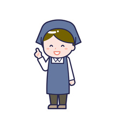 Obraz premium スタッフ／ななめ／男性 13