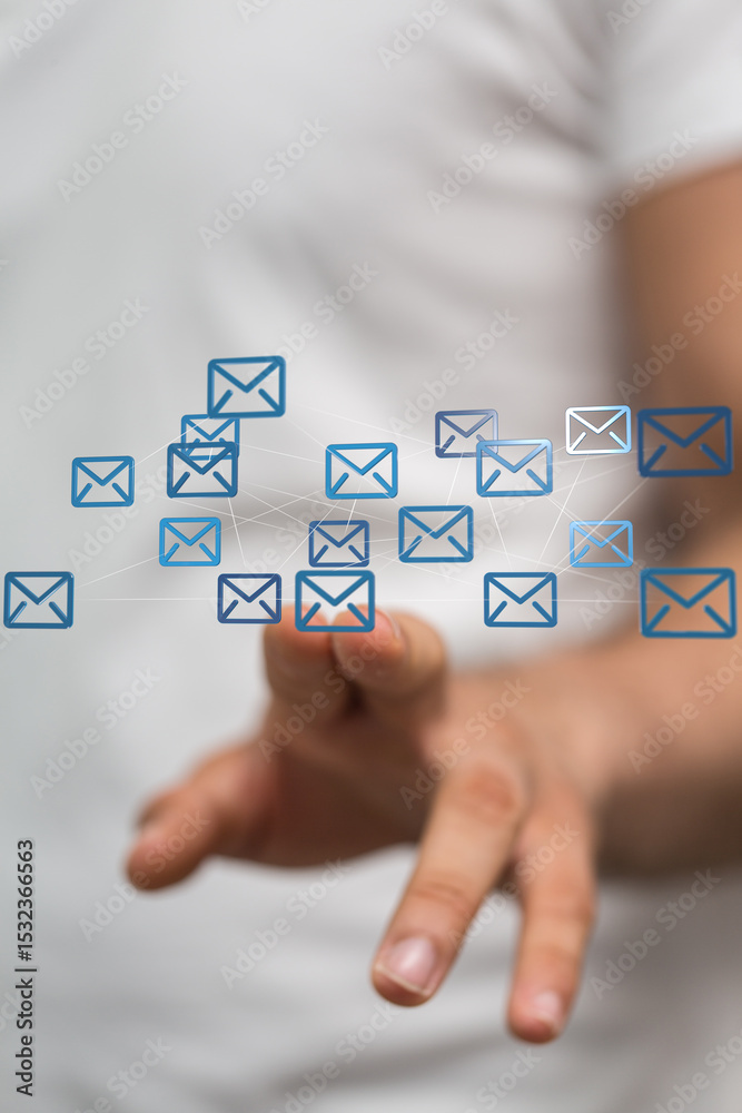 Poster Streamline your inbox.  Efficient email management for increased productivity.