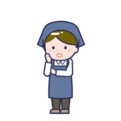 Obraz premium スタッフ／ななめ／男性 20