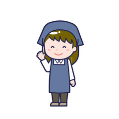 スタッフ／ななめ／女性 10