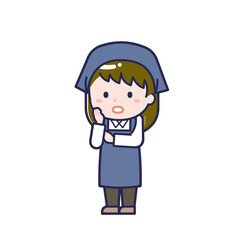 スタッフ／ななめ／女性 20