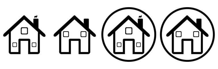House icon vector. home icon isolated on transparent background