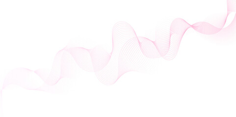 pink wave curve lines banner background design. Digital frequency track equalizer. Stylized line art background. modern soft luxury texture with smooth and clean vector subtle background illustration