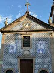 A building with a clock on it