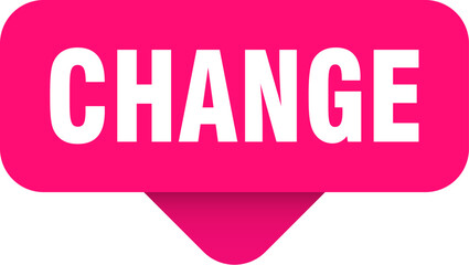 change sticker. change sign on transparent background