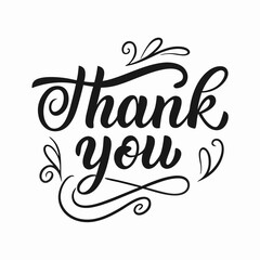 Thank You Handwritten Calligraphy Design