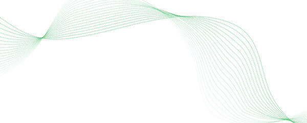 Fototapeta premium abstract green wave background vector illustration