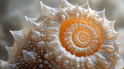 Obraz premium seashell isolated on black