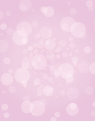 Soft pink bokeh background with glowing light circles