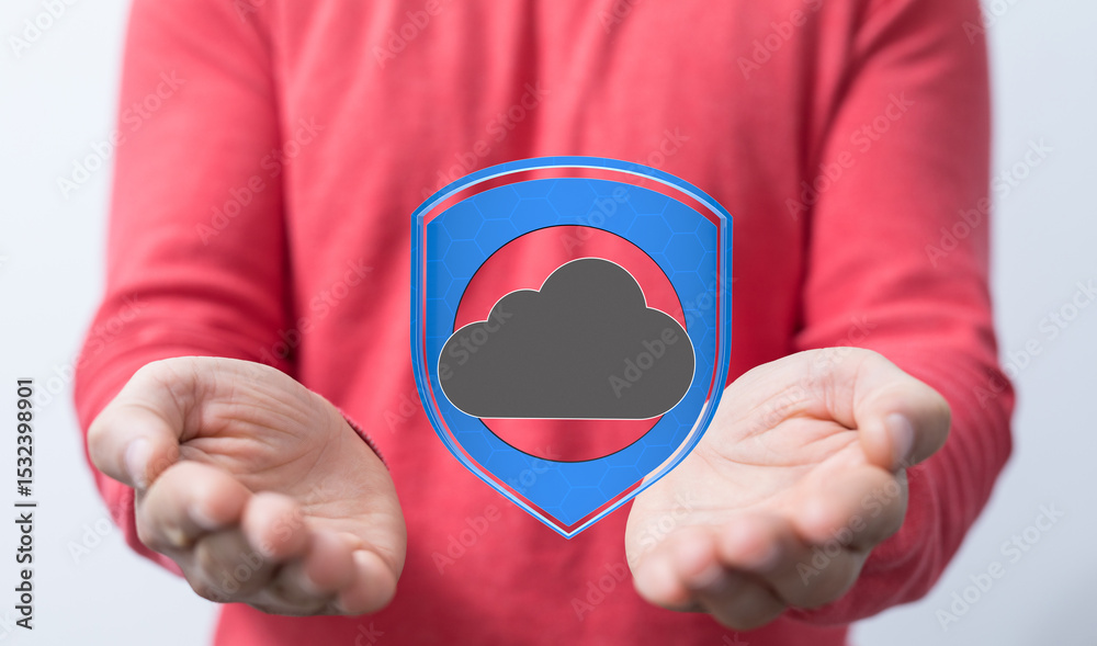 Fototapete ensuring secure cloud storage. protecting your data with advanced security measures.
