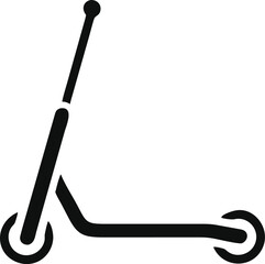 Scooter simple icon. Logo. Vector illustration