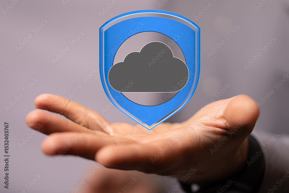 Aufkleber ensuring data security in the cloud. robust protection for your valuable information.